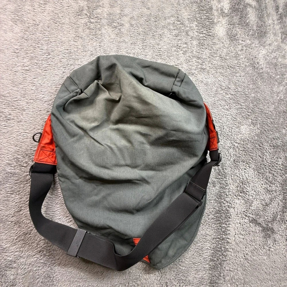 Rickshaw Bagworks Messenger Bag Unisex Large Gray Orange Good Behance 99% Canvas